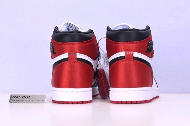 Rep Toe  Black CD0461-016 Jordan Retro Satin 1 High 0512